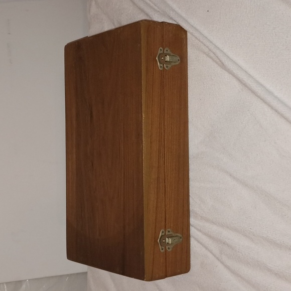 Vintage 8 Piece Bar and Serving Set in Original Wood Case - Picture 2 of 6